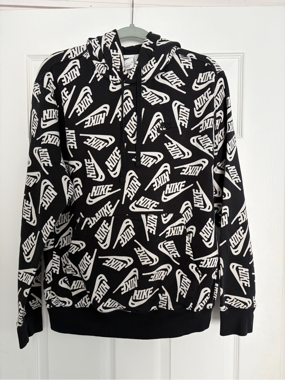 Nike Mens Logo Pullover Hoodie size S